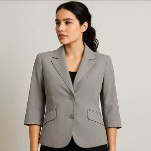 Noel Asmar Beige tan Tailored Blazer Women’s Size M | Workwear Career Jacket